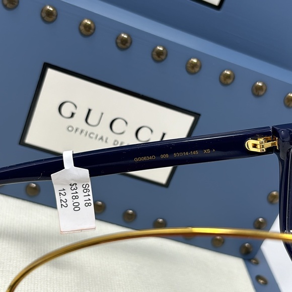 AUTHENTIC GUCCI EYEGLASS FRAME GG0634O - Picture 4 of 6